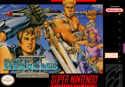 Cover Herakles no Eikou III - Kamigami no Chinmoku for Super Nintendo